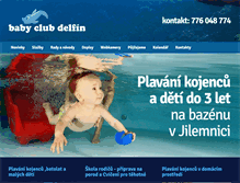 Tablet Screenshot of bcdelfin.cz